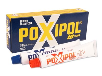 POXIPOL - klej dwuskładnikowy metaliczny 108 g / 70 ml