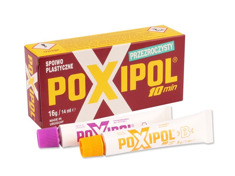 POXIPOL - two-component transparent adhesive, 16g / 14ml