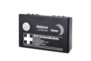 First aid kit DIN 13164:2022-02, black plastic box