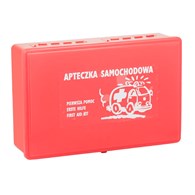 Apteczka samochodowa duża w plastikowym pudełku