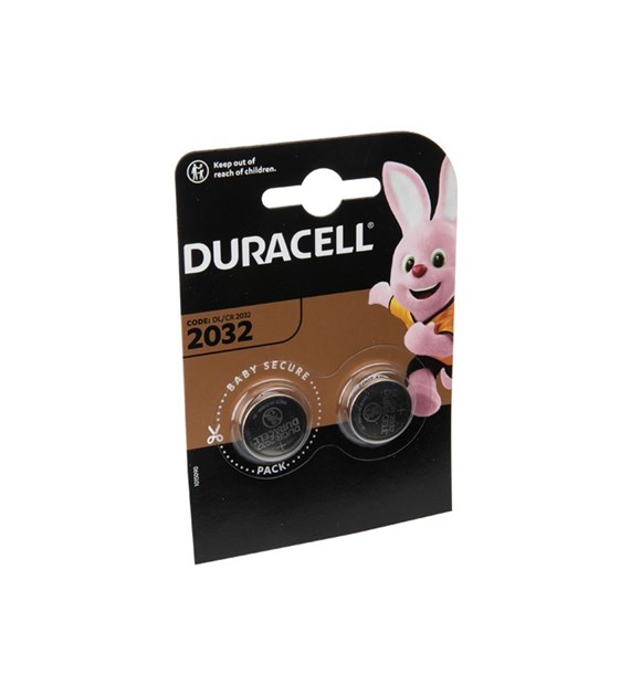 Batteries Duracell 3V DL 2032, 2 pcs 