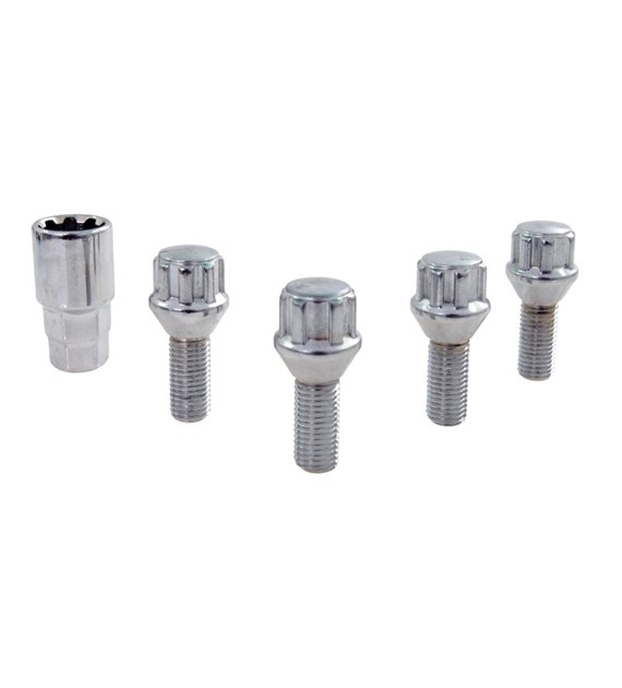 Anti-theft lock screw M12x1.5x26 mm, B cone