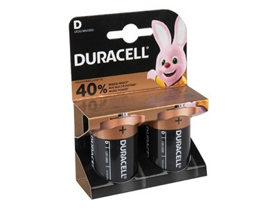 Batteries Duracell LR20 MN1300 , pack of 2