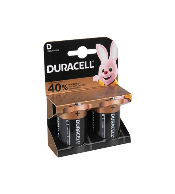 Batteries Duracell LR20 MN1300 , pack of 2