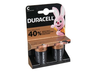 Piles Duracell Basic LR14 MN1400, pack de 2