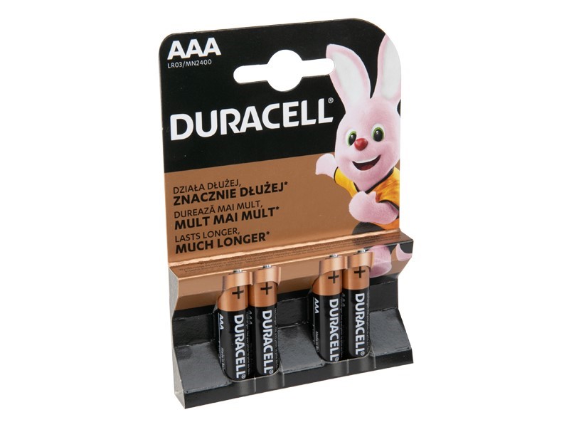 Baterie Duracell LR03 AAA 4 szt.