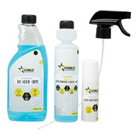 Zestaw zimowy - 500 ml odmrażacz do szyb -30°C, 50 ml odmrażacz do zamków, 250 ml koncentrat płynu do spryskiwaczy -60°C