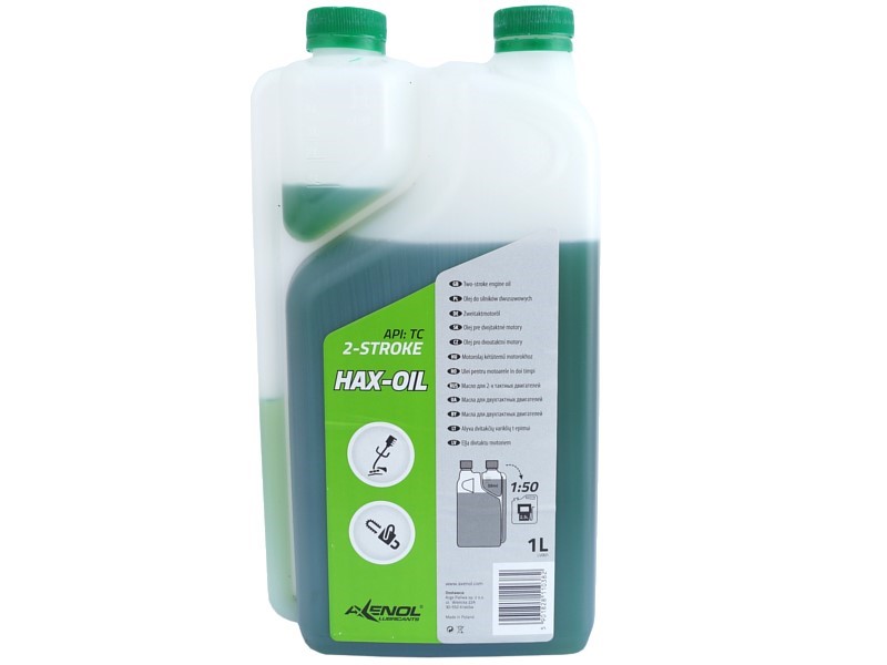 Axenol Husq-Oil, huile moteur à 2 temps, vert, 1L