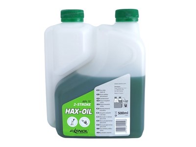 Axenol Husq-Oil, huile moteur à 2 temps, verte, 500 ml