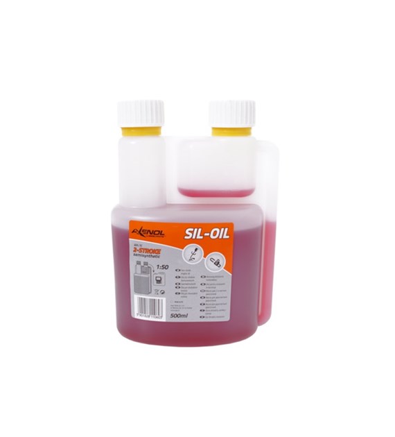 Axenol Sil-Oil, olej do 2-suwów, czerwony, 500 ml