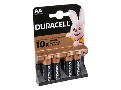 Bateries Duracell LR06 AA, 4 pcs