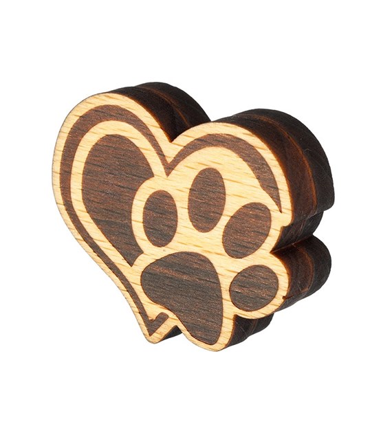 Air Freshener Woodys Lucky Car, Heart & Dog's Paw