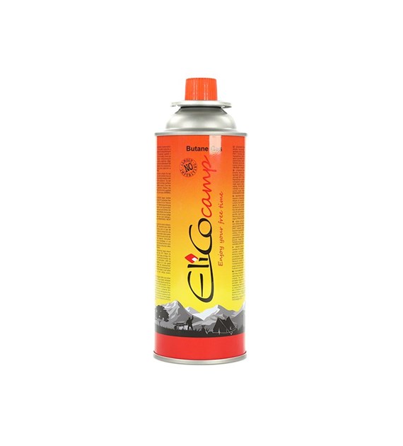 Gaskartusche für Campingkocher, Elico Camp, 400 ml