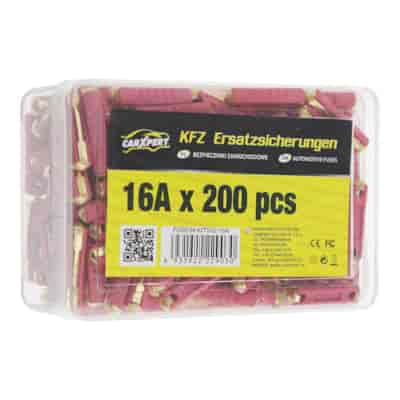 Fusibles cylindriques 16A, 200 pcs