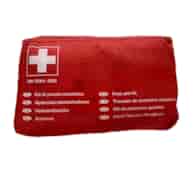 First aid kit DIN 13164 with mouthpiece