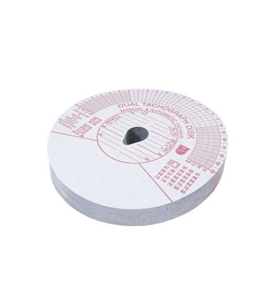 Record sheets for tachograph TYPE 140 UNI up to 140 km / h, 100 pcs 