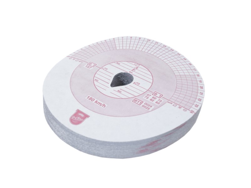 Record sheets for tachograph TYPE 180 UNI up to 180 km / h, 100 pcs 
