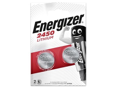 Piles Energizer 3V CR2450, 2 pcs