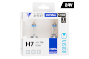 Bulbs VISION crystal white H7 24V 70W PX26d +150%, 2 pcs