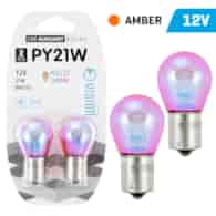 Żarówki VISION PY21W 12V 21W BAU15s, amber multichrome, blister 2 szt.