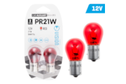 Bulb VISION PR21W 12V 21W BAW15s, czerwona, blister 2 pcs