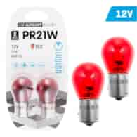 Glühlampe VISION PR21W 12V 21W BAW15s, czerwona, blister 2 Stk