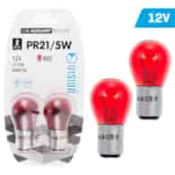 Glühlampe VISION PR21/5W, 12V 21/5W BAW15d, rot, blister, 2 Stk