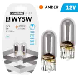 Żarówki VISION WY5W 12V 5W W2.1x9.5d, amber chrome, blister 2 szt.