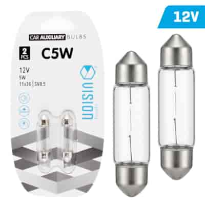 Żarówki VISION C5W SV8.5 11X36 12V 5W, blister 2 szt. (58857)