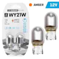 Glühlampen VISION WY21W 12V 21W WX3x16d, Bernsteinfarbenes Chrom, Blisterpackung mit 2 Stk