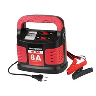Prostownik 12V/24V 8A z wbudowanym gniazdem 12V