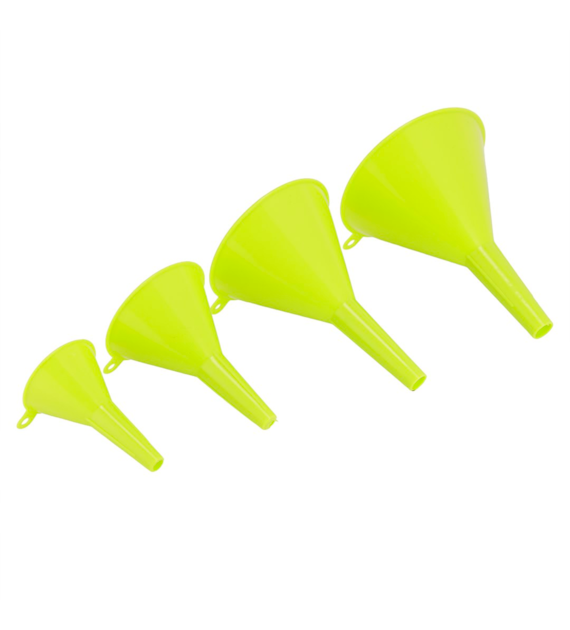 Jeu d'entonnoirs en plastique, 4 pcs