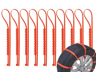 Anti-skid straps for wheels, 10 pcs 