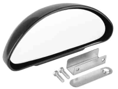 Additional panoramic exterior rearview mirror, black, 60x150 mm