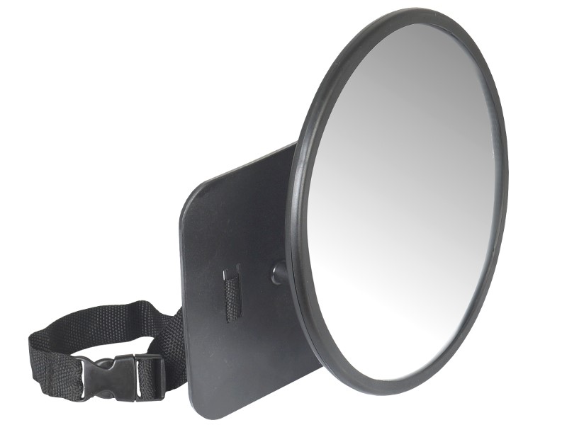 Child observation mirror for rear headrest, diam. 197 mm