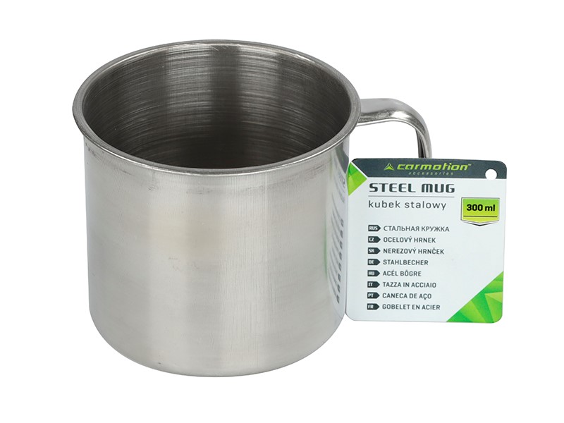 Kubek stalowy, 300 ml