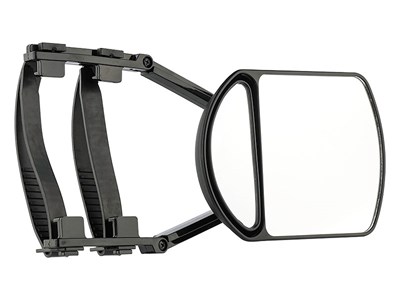 Universal tow mirror with blind spot mirror
