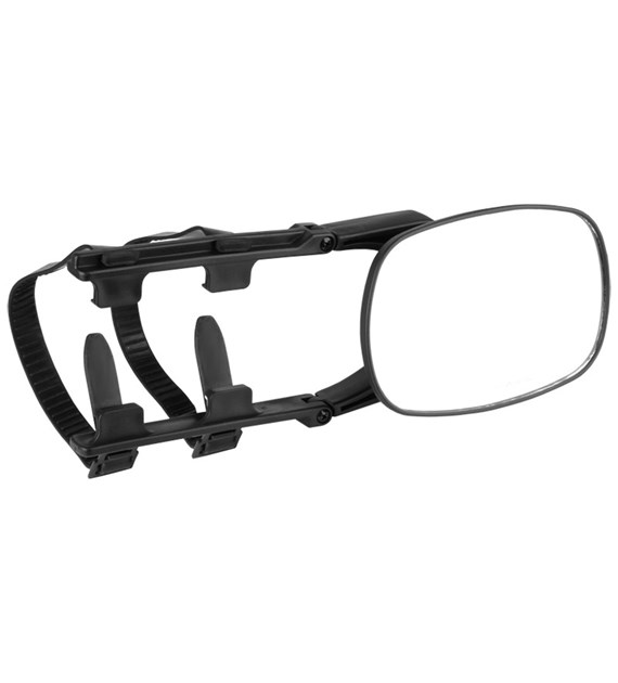 Additional rearview mirror, overlay for towing