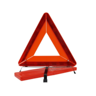 Triangle de présignalisation, grand, intérieur en plastique, en étui, E11