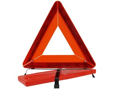 Warning triangle large, plastic inside, in box, E11