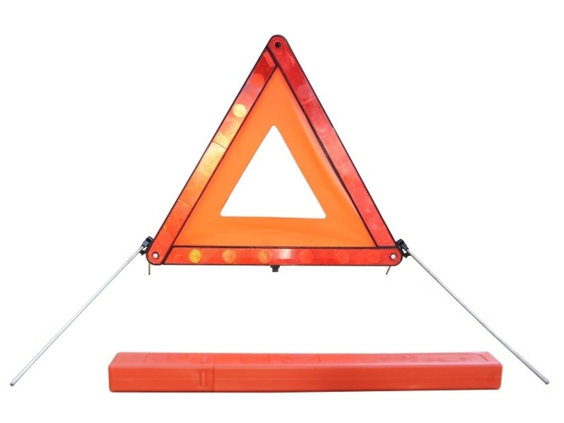 Warning triangle, small, center made of PVC film, in box, E11