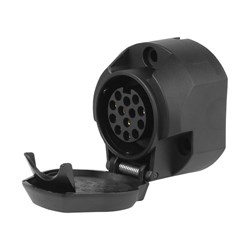 Socket 13 PIN for trailer, plastic