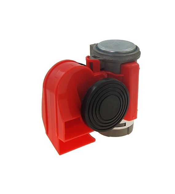 Sygnał dźwiękowy  Nautilus  z kompresorem, 24V, czerwony