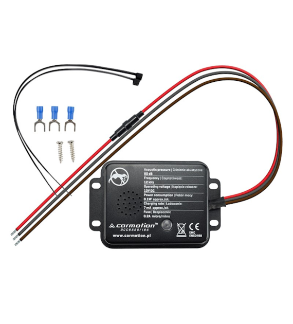 Car rodent repeller, sound, 12V