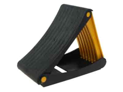 Cale de roue en plastique, pliable
