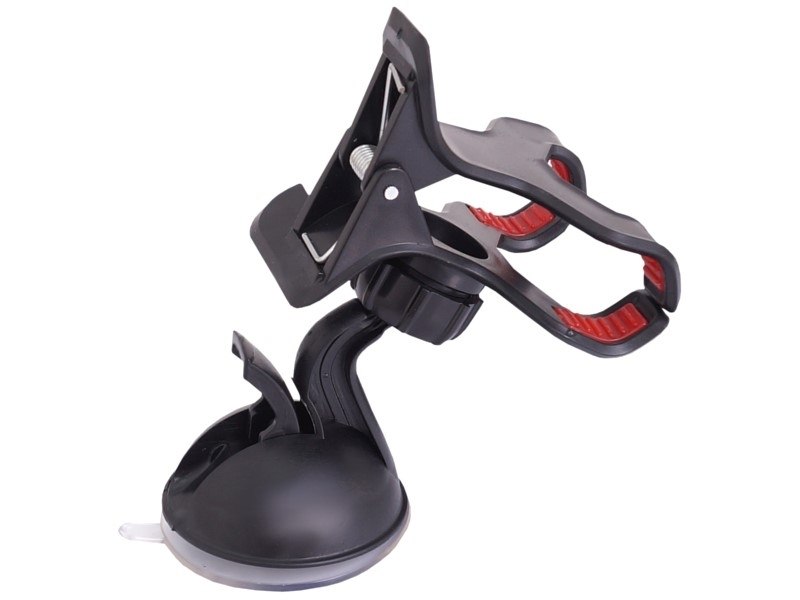 Universal holder "Double clip" with suction cup, max. Range approx. 90 mm