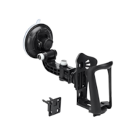 Cup holder with suction cup or for car air vent