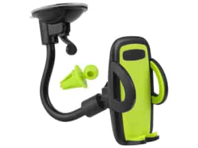 Support universel avec ventouse ou pour grille d'aération voiture