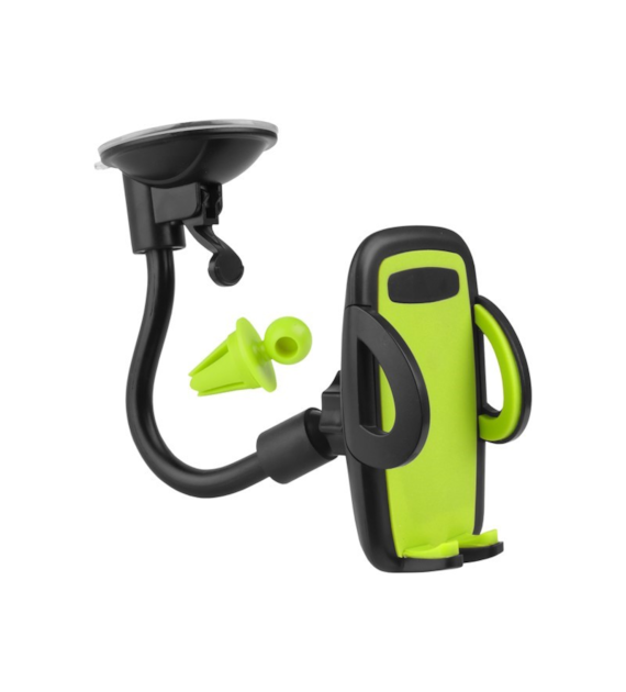 Support universel avec ventouse ou pour grille d'aération voiture