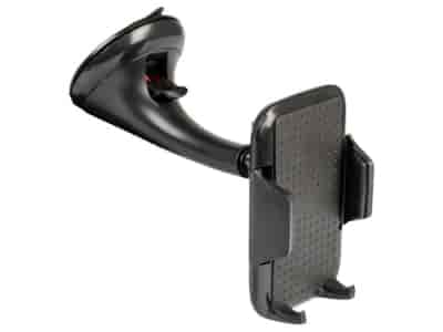 Universal holder with suction cup, black